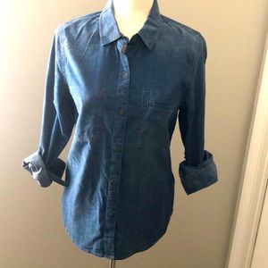 Madewell Denim Lightweight Chambray Shirt M